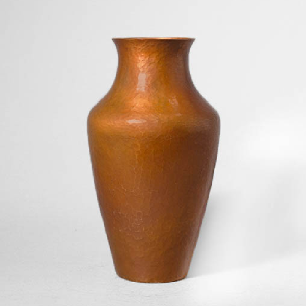 Hand Hammered Copper Classic Arts Crafts Style Vase Cobre Hand