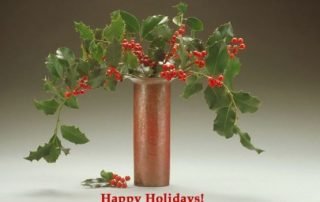 Copper Holiday Vase